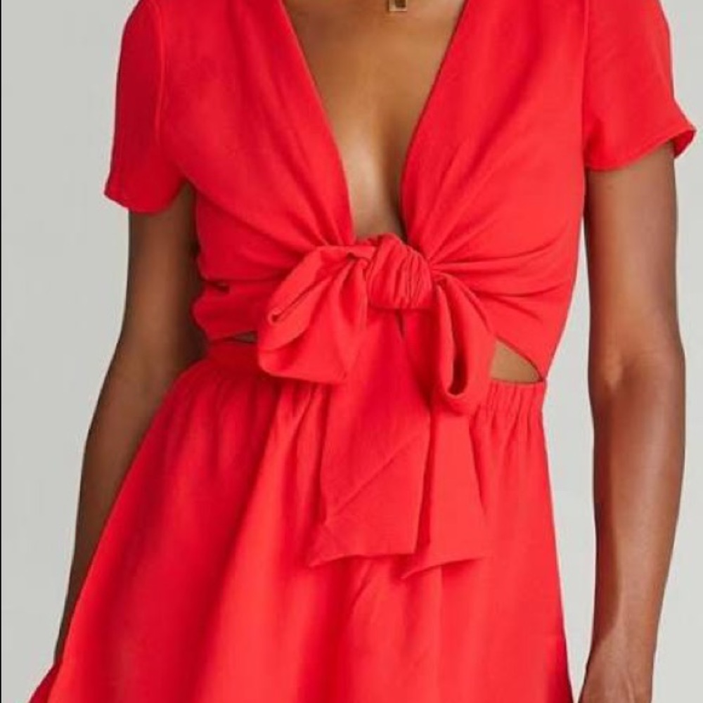 PP TIE FRONT PLAYSUIT ROMPER